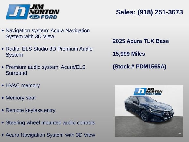 2025 Acura TLX A-Spec Package SH-AWD