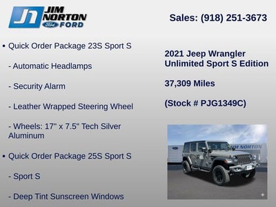 2021 Jeep Wrangler Unlimited Sport S