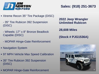 2022 Jeep Wrangler Unlimited Rubicon 392