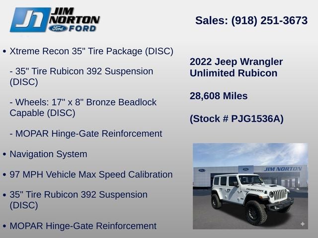 2022 Jeep Wrangler Unlimited Rubicon 392