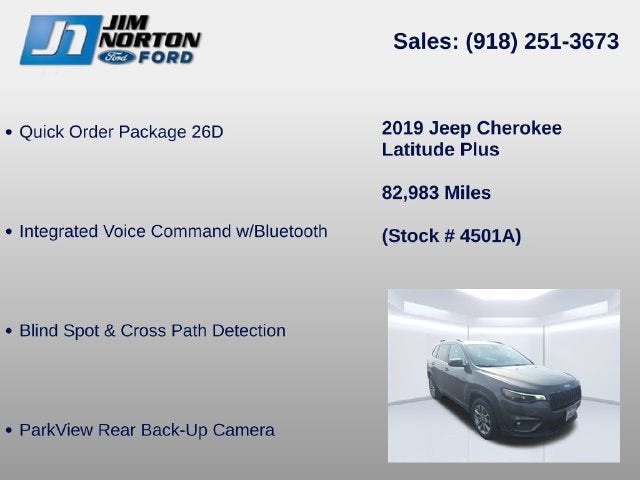 2019 Jeep Cherokee Latitude Plus