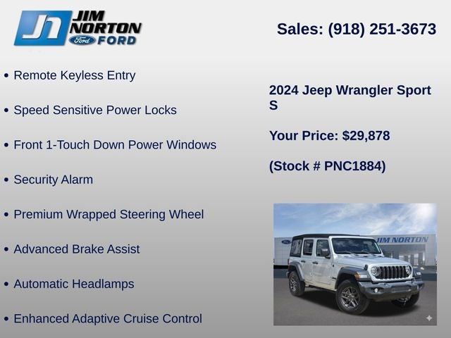 2024 Jeep Wrangler Sport S