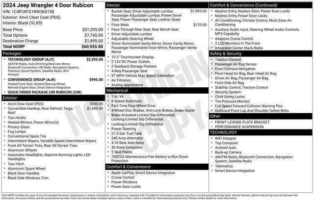 2024 Jeep Wrangler Rubicon