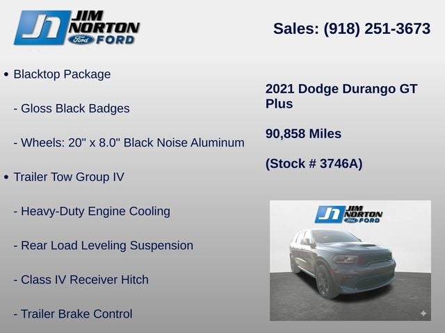 2021 Dodge Durango GT Plus
