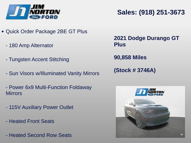 2021 Dodge Durango GT Plus