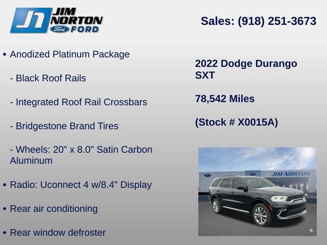 2022 Dodge Durango SXT