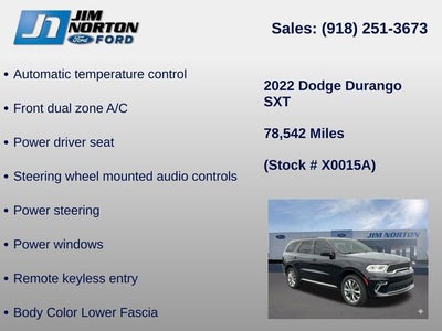 2022 Dodge Durango SXT