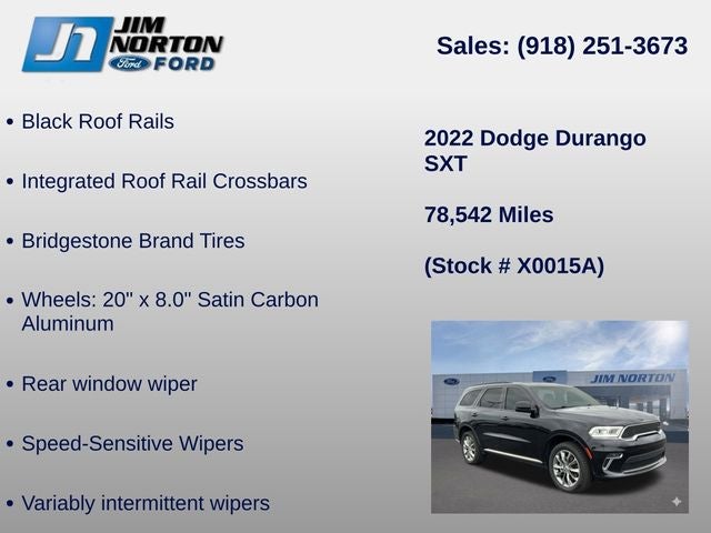 2022 Dodge Durango SXT