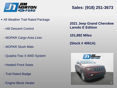 2021 Jeep Grand Cherokee Laredo E
