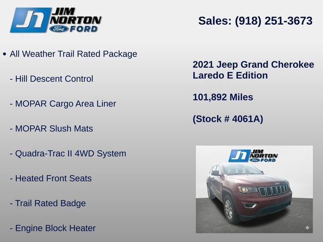 2021 Jeep Grand Cherokee Laredo E
