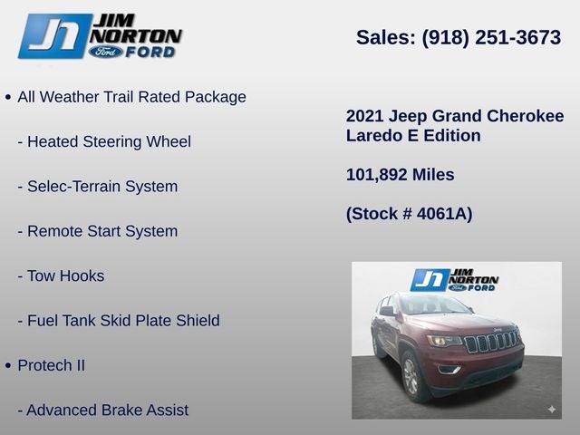 2021 Jeep Grand Cherokee Laredo E