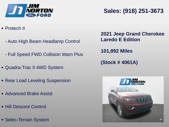 2021 Jeep Grand Cherokee Laredo E