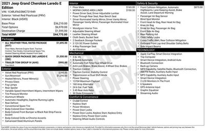 2021 Jeep Grand Cherokee Laredo E