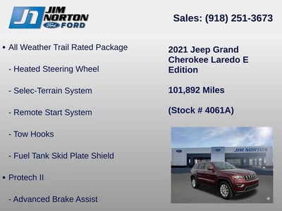 2021 Jeep Grand Cherokee Laredo E