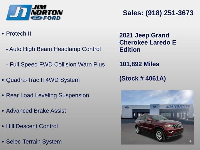 2021 Jeep Grand Cherokee Laredo E