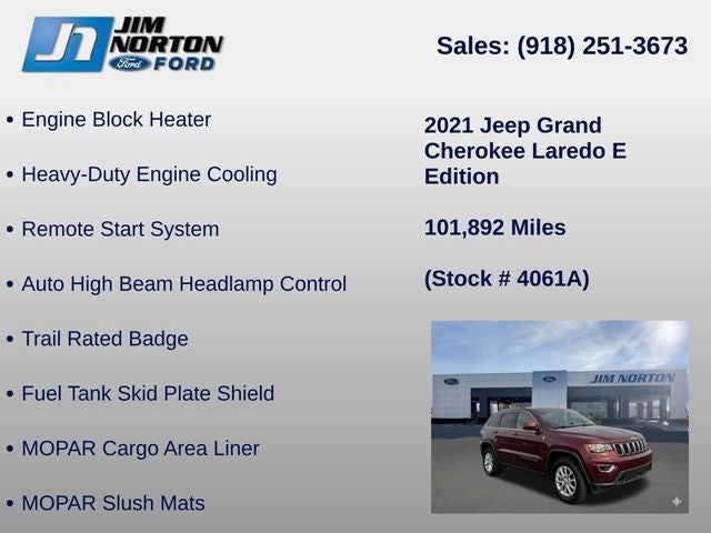 2021 Jeep Grand Cherokee Laredo E
