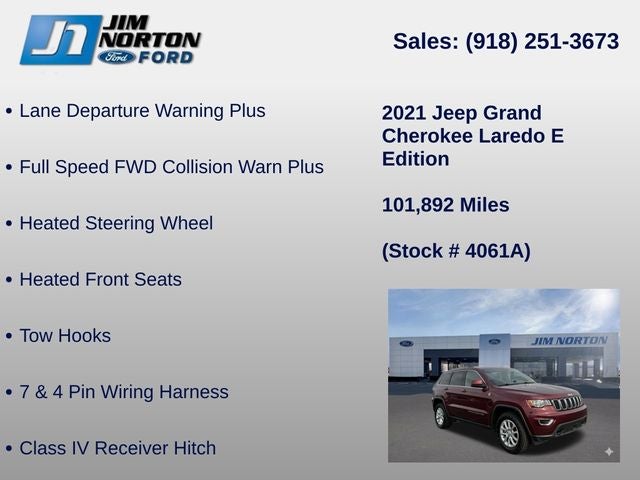 2021 Jeep Grand Cherokee Laredo E