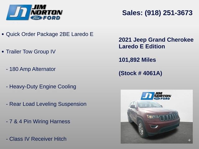 2021 Jeep Grand Cherokee Laredo E
