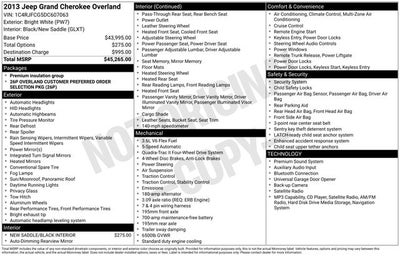 2013 Jeep Grand Cherokee Overland