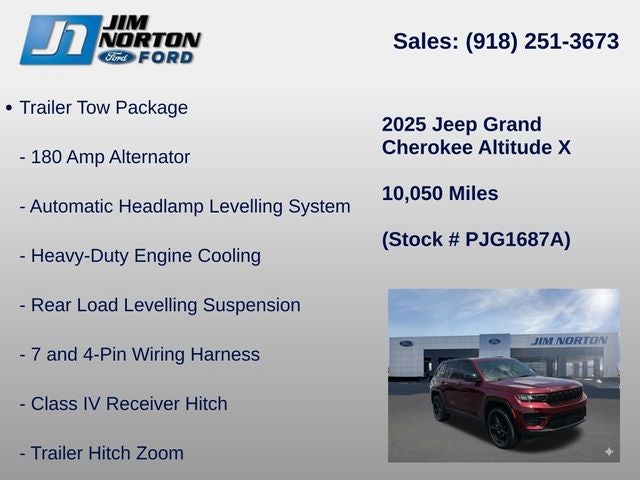 2025 Jeep Grand Cherokee Altitude X
