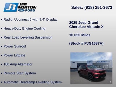 2025 Jeep Grand Cherokee Altitude X