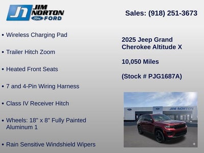 2025 Jeep Grand Cherokee Altitude X