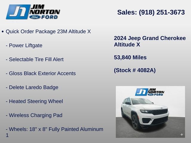 2024 Jeep Grand Cherokee Altitude X