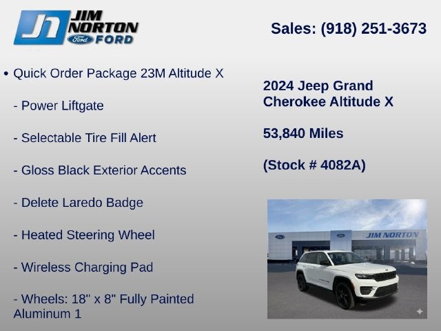 2024 Jeep Grand Cherokee Altitude X
