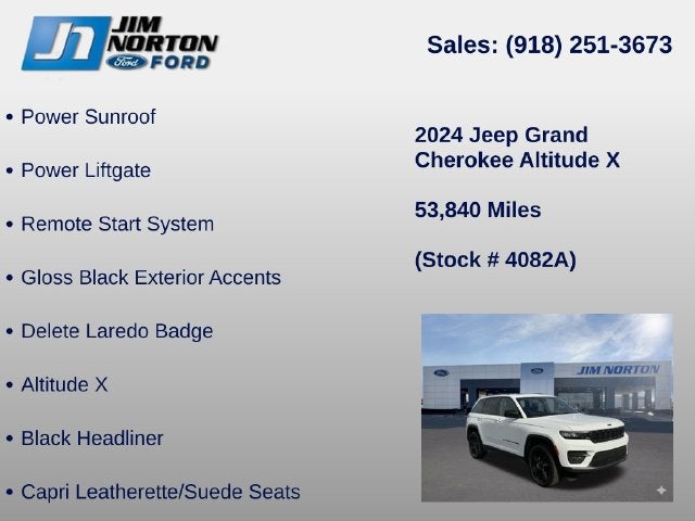 2024 Jeep Grand Cherokee Altitude X