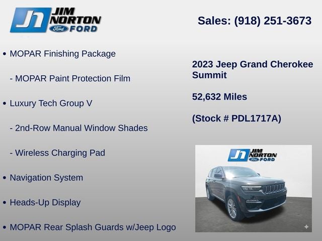 2023 Jeep Grand Cherokee Summit