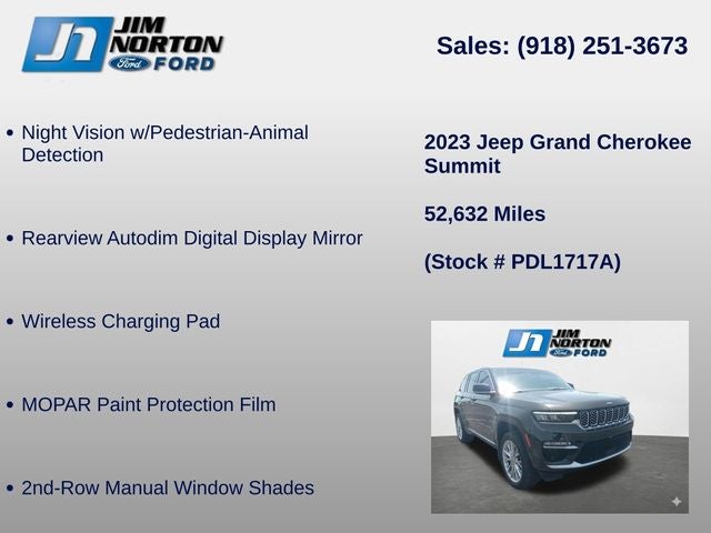 2023 Jeep Grand Cherokee Summit