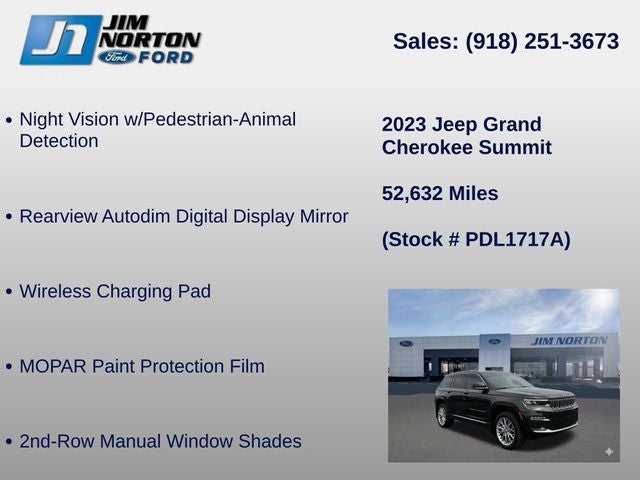 2023 Jeep Grand Cherokee Summit