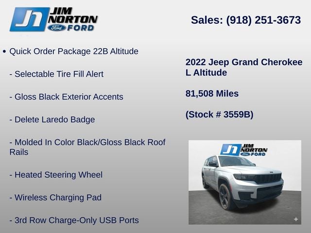 2022 Jeep Grand Cherokee L Altitude