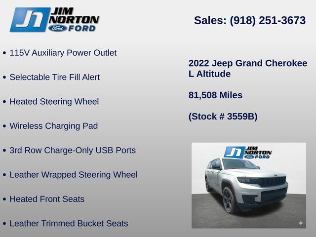 2022 Jeep Grand Cherokee L Altitude
