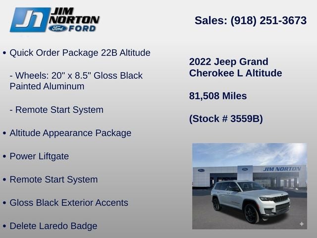 2022 Jeep Grand Cherokee L Altitude