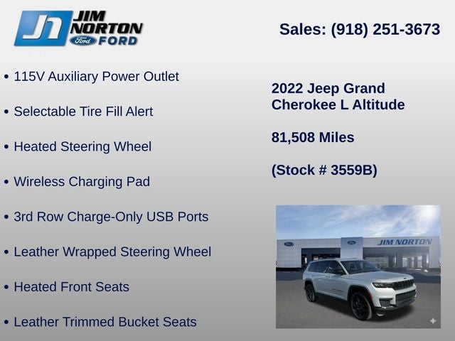 2022 Jeep Grand Cherokee L Altitude