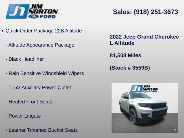 2022 Jeep Grand Cherokee L Altitude
