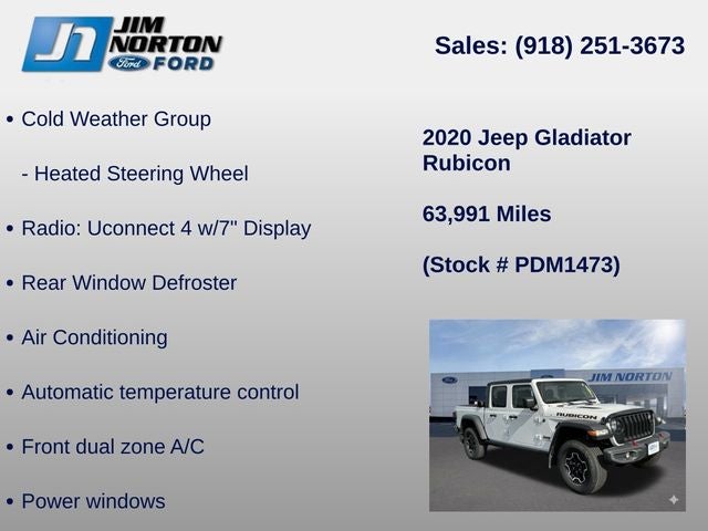 2020 Jeep Gladiator Rubicon