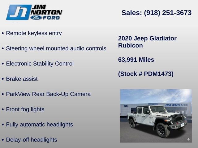 2020 Jeep Gladiator Rubicon