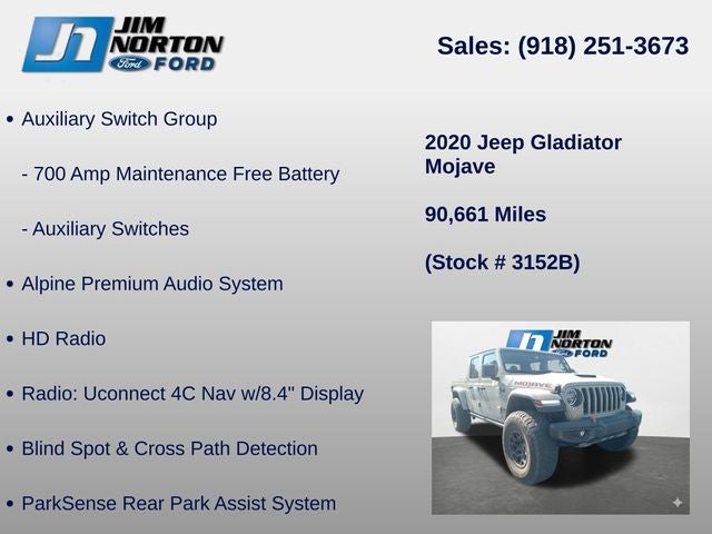 2020 Jeep Gladiator Mojave
