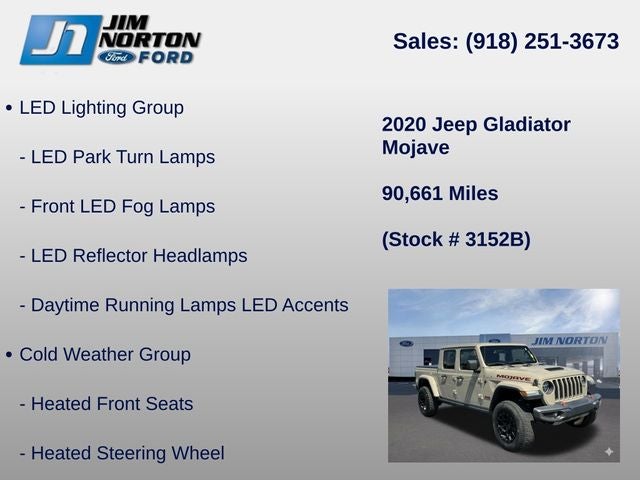 2020 Jeep Gladiator Mojave