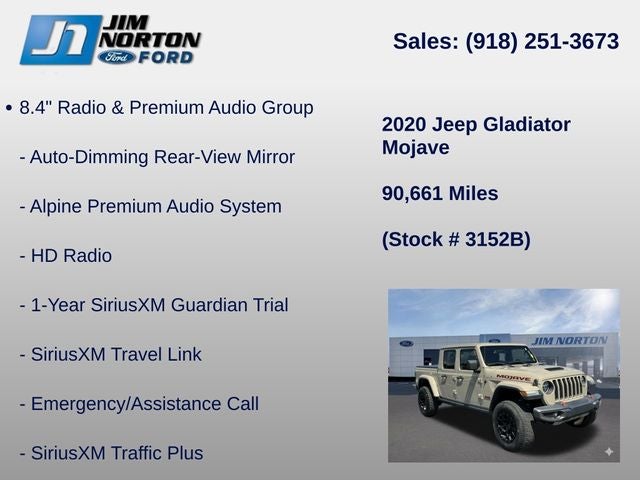 2020 Jeep Gladiator Mojave