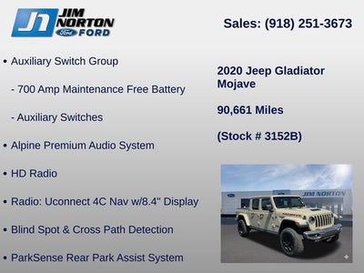 2020 Jeep Gladiator Mojave