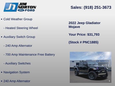 2022 Jeep Gladiator Mojave