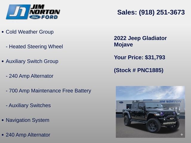 2022 Jeep Gladiator Mojave