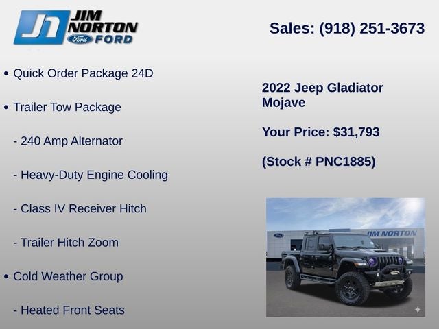 2022 Jeep Gladiator Mojave