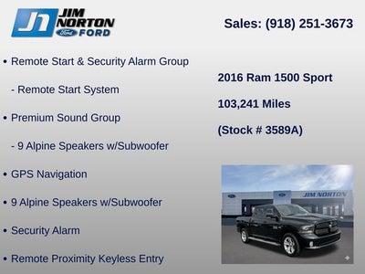 2016 RAM 1500 Sport