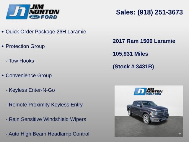 2017 RAM 1500 Laramie