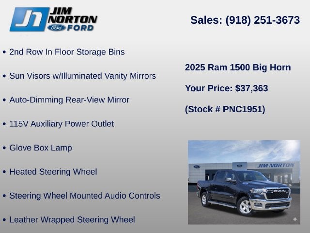 2025 RAM 1500 Big Horn/Lone Star