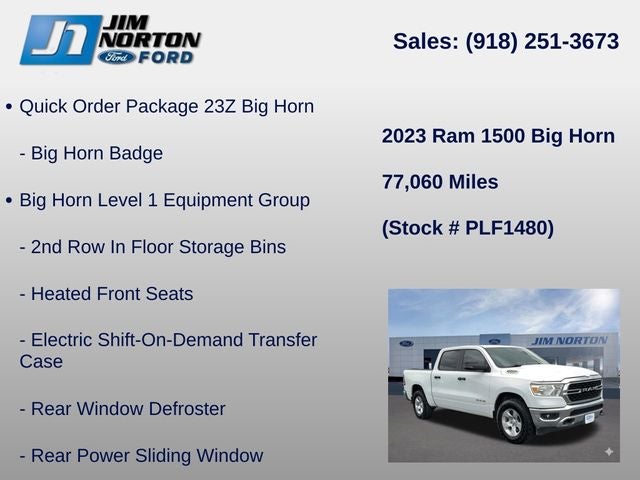 2023 RAM 1500 Big Horn/Lone Star
